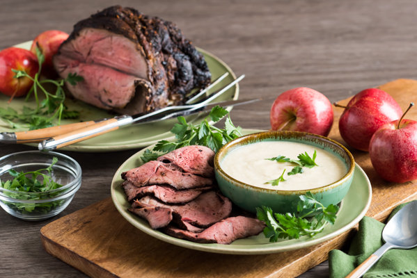 Roast Beef with Apple Horseradish Recipe
