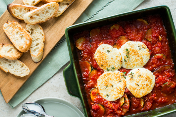 Baked Goat Cheese Marinara Recipe