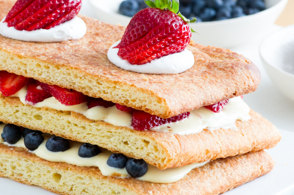 Napoleon with Fresh Berries Recipe