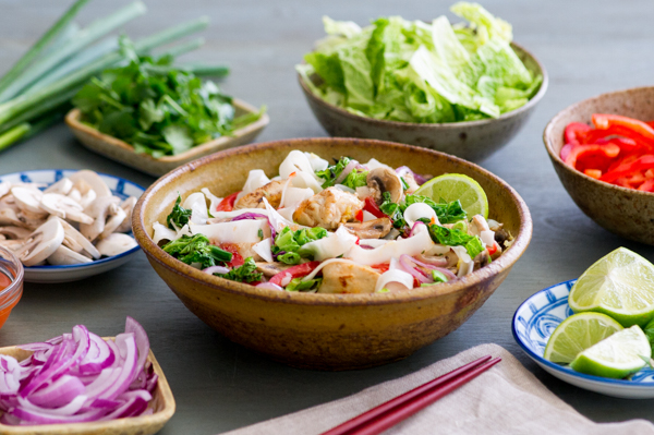Thai Chicken and Cabbage Noodles Recipe