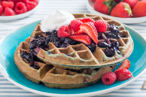 Wild Berry Belgian Waffles Recipe