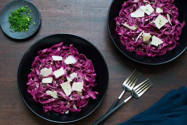 Homemade Pink Beet Pasta Recipe