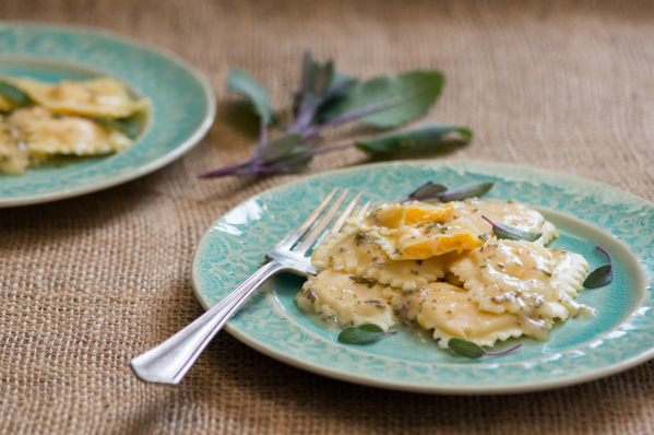 Fresh Butternut Squash Ravioli in Sage Broth Recipe