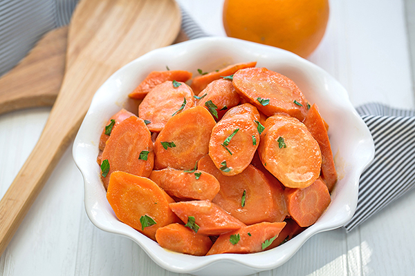 Orange Ginger Glazed Carrots Recipe
