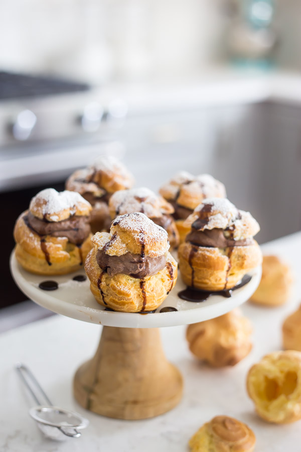 Mocha Cream Puffs | The Kitchenthusiast