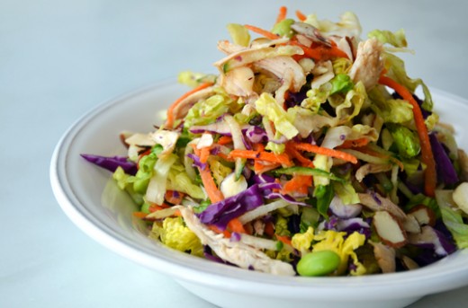 Chopped Chinese Chicken Salad with Sesame Vinaigrette Recipe