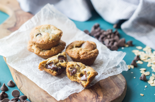 Oatmeal Chocolate Chip Cookie Cups