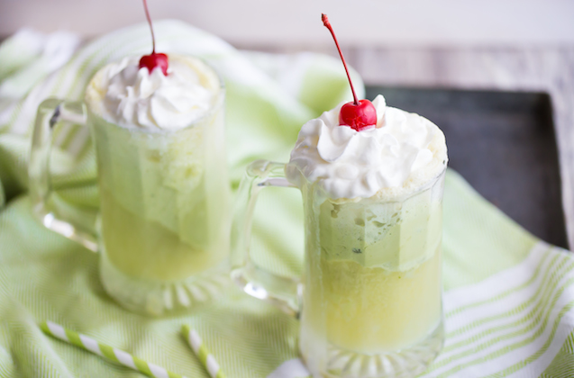 Matcha Ginger Ice Cream Floats