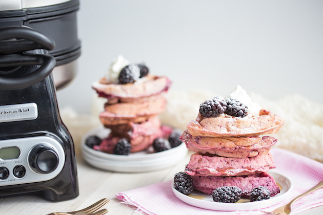 Ombre Waffles