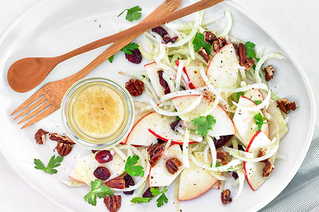 Apple, Fennel, Pecan and Cranberry Salad