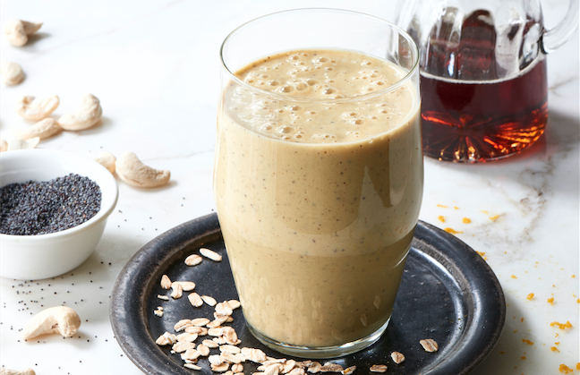 Blog Orange Poppy Seed Smoothie