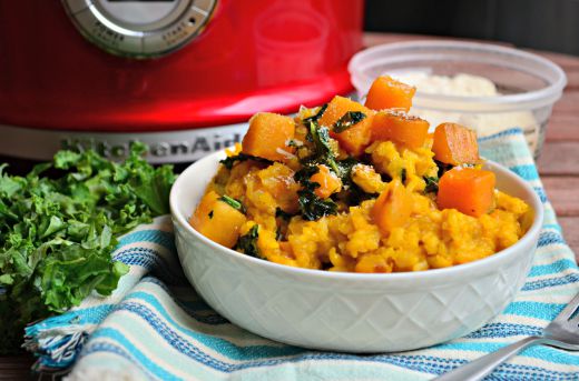 Butternut Squash and Kale Risotto
