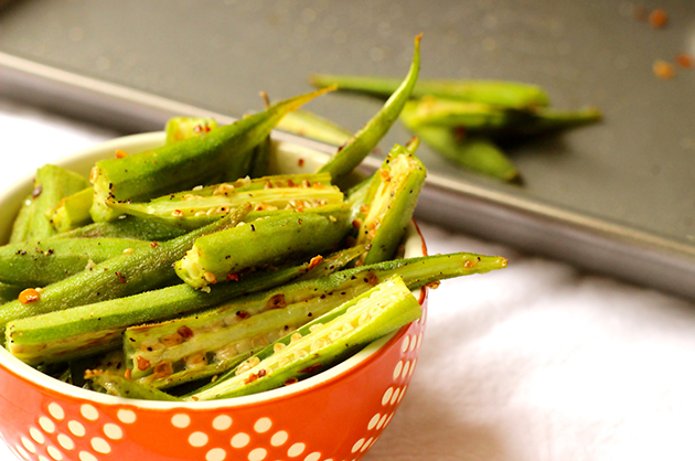 Seasonal Nutrition: Chili Roasted Okra
