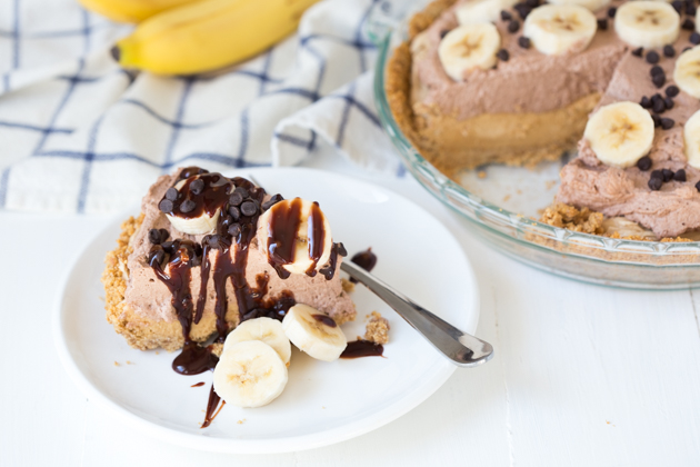 Chocolate Banana Peanut Butter Pie