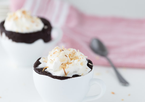 Chocolate Coconut Mug Cake