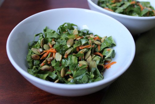 Crunchy Chard Slaw with Toasted Pepita Recipe