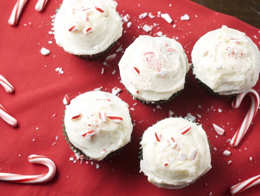 Peppermint Chocolate Cupcakes