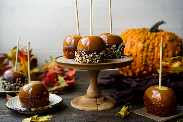 Double Dipped Chocolate Caramel Apples
