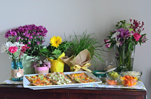 Spring Entertaining with a Flatbread Bar