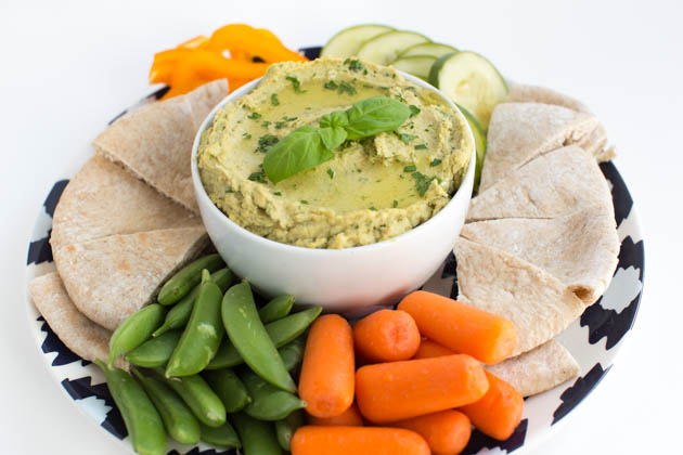 Garden Vegetable Hummus Recipe