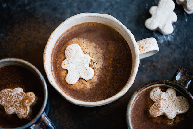 Gingerbread Hot Cocoa and Marshmallow Men Recipe