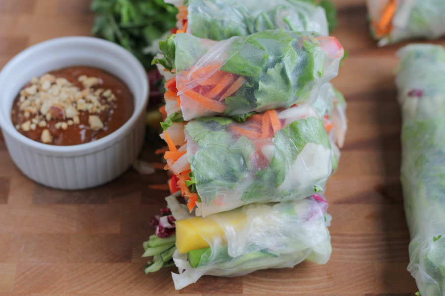 Asian Food at Home: Entertaining with Spring Rolls