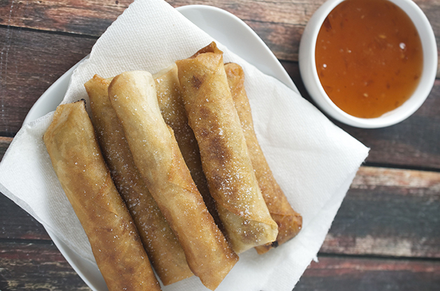Pork and Vegetable Egg Rolls