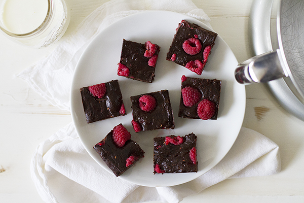 Fudgy Raspberry Mocha Brownies Recipe