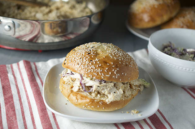 Cooking with Kids: Shredded Chicken Sandwiches
