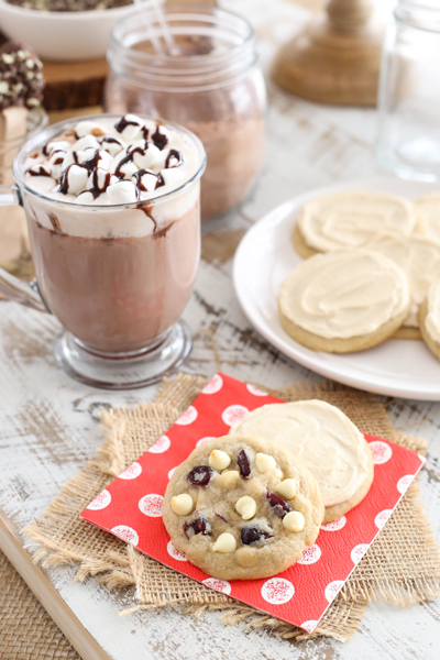 White Chocolate Cranberry and Maple Cookies Recipe