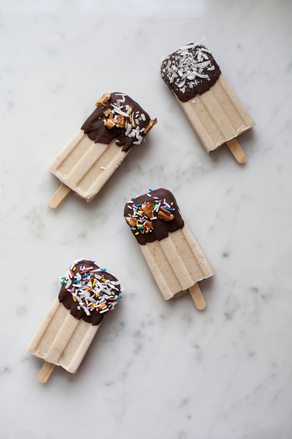 Chocolate Banana Popsicles | The Kitchenthusiast
