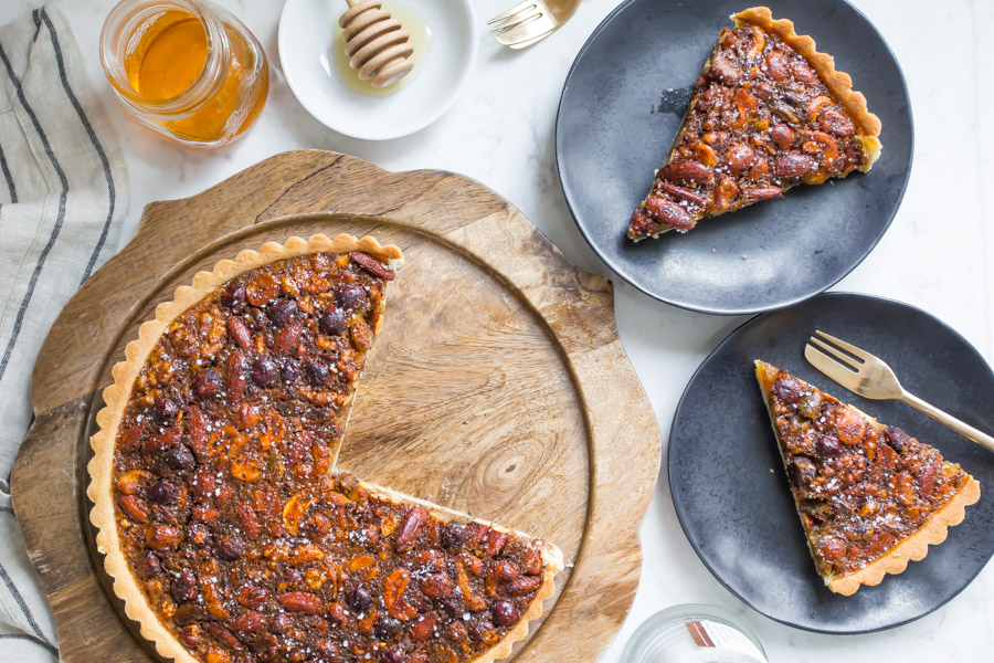 Salted Honey Nut Tart