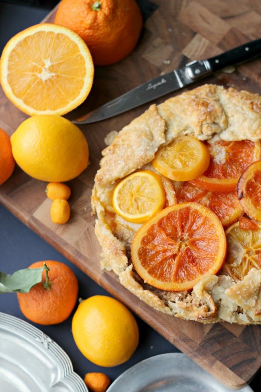 Mixed Citrus Galette Recipe
