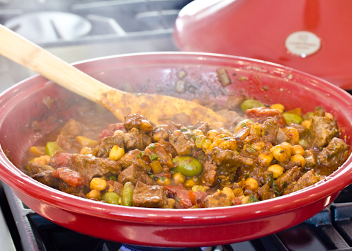Lamb Tagine with Apricots Raisins and Olives Recipe
