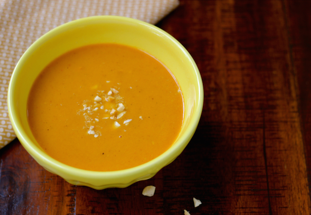 Seasonal Nutrition: Spicy Peanut Sweet Potato Soup