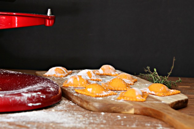 Roasted Red Pepper Ravioli