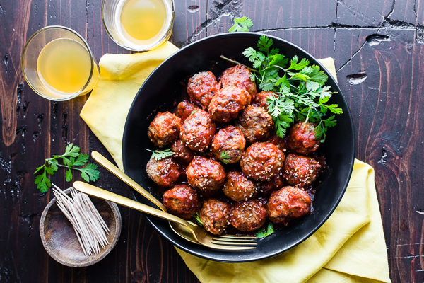 Gluten-Free Tangy Pineapple Turkey Meatballs Recipe