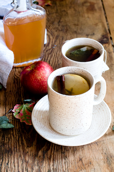 Hot Apple Cinnamon Shrub Tea | The Kitchenthusiast