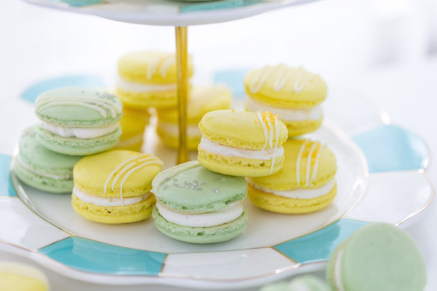 Lemon & Lime Macarons