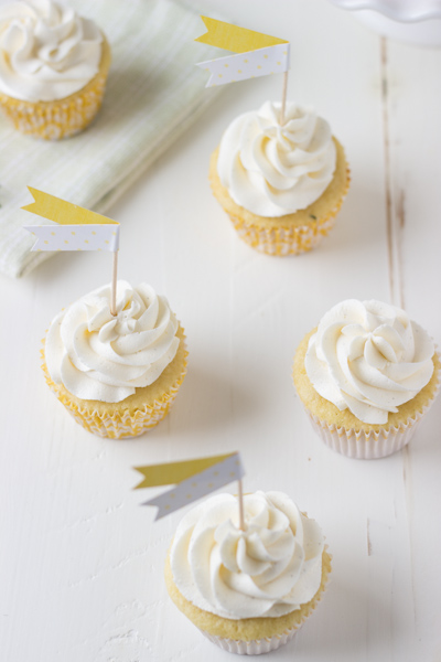 Meyer Lemon Rosemary Cupcakes | The Kitchenthusiast