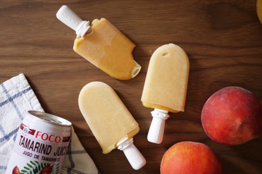 Honey Roasted Peach and Tamarind Pops Recipe