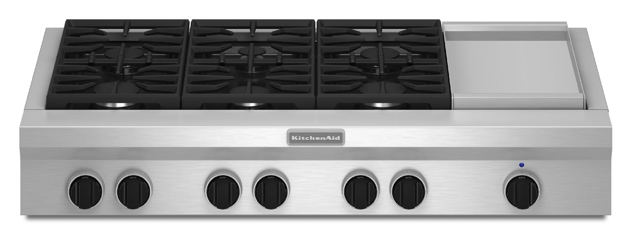 6 Burner Gas Cooktops Kitchenaid