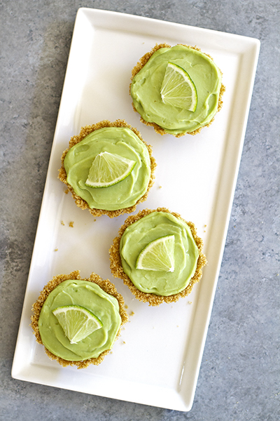 Avocado Key Lime Mini Tarts | The Kitchenthusiast