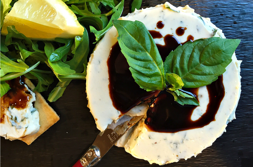 Savory Panna Cotta with Basil Recipe