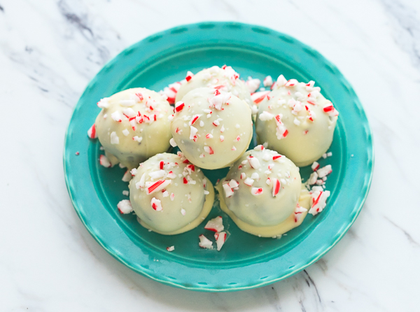 Peppermint Cookie Truffles