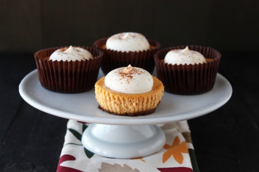 Pumpkin Cheesecake Cupcakes and Spiced Apple Sangria Recipes