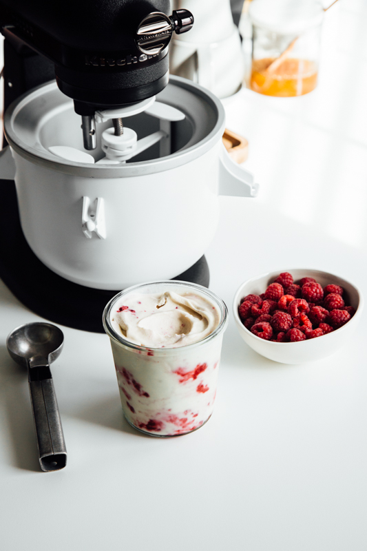 Raspberry Ripple Ice Cream | The Kitchenthusiast