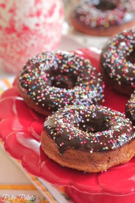 Roasted-Banana-Chocolate-Sprinkle-Baked-Donuts-10t