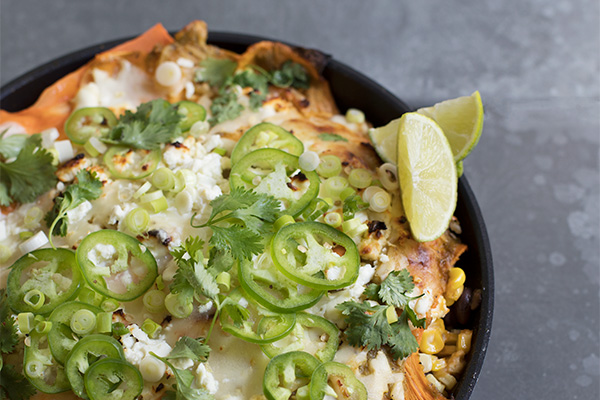 Chicken & Sweet Potato Enchiladas Recipe