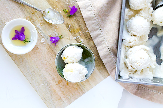 Dairy-Free Salty Honey Ice Cream